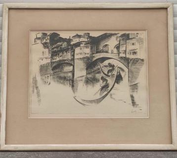 Lithographie signe Willem paerels beschikbaar voor biedingen