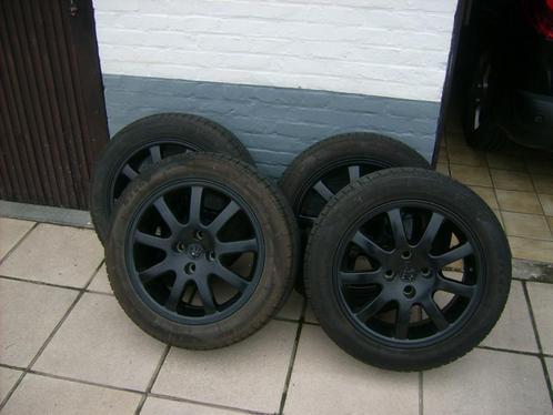 winterbanden op alu velgen voor peugeot 207, Auto-onderdelen, Banden en Velgen, Banden en Velgen, Winterbanden, 16 inch, 195 mm
