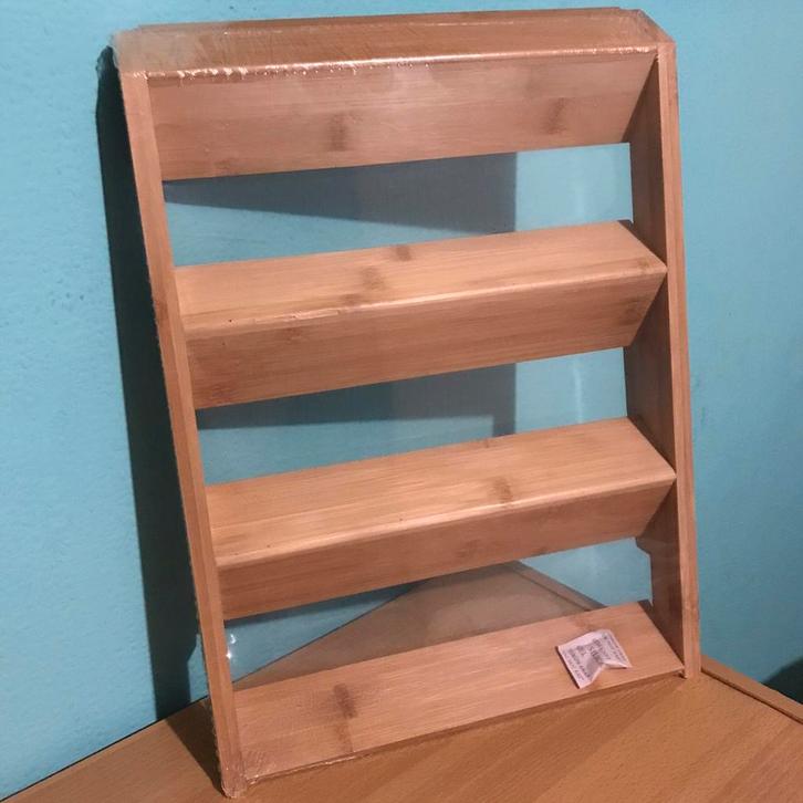 Bamboe kruidenrek nieuw, Huis en Inrichting, Keuken | Keukenbenodigdheden, Nieuw, Ophalen