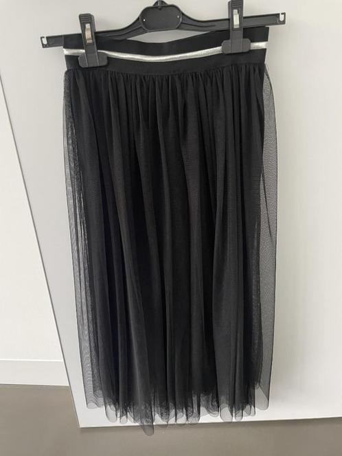 Zwart tulerok met onderrok van Amélie & Amélie maat S, in pe, Kleding | Dames, Rokken, Zo goed als nieuw, Maat 36 (S), Zwart, Onder de knie