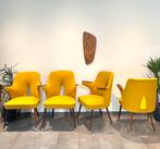 4 vintage jaren 50 stoelen, Ophalen, Zo goed als nieuw, Stof