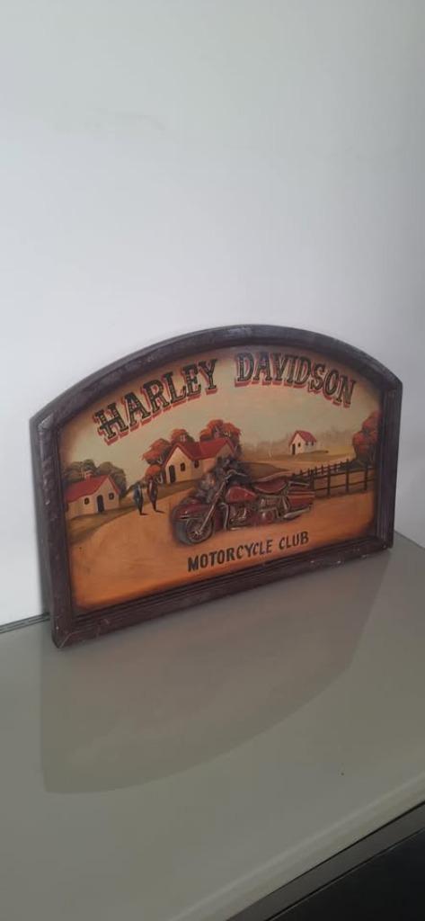 3D Schilderij Harley Davidson, Motoren, Onderdelen | Harley-Davidson, Gebruikt, Ophalen of Verzenden