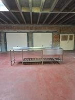 Grote professionele spoelbak met kraan, Ophalen