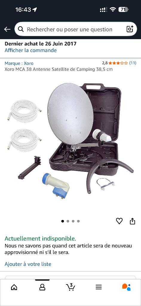 Parabole portable, Audio, Tv en Foto, Schotelantennes, Nieuw, (Schotel)antenne, Overige merken, Ophalen