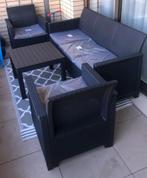 Lounge set 4 delig., Tuin en Terras, Tuinsets en Loungesets, Ophalen, Zo goed als nieuw, Loungeset