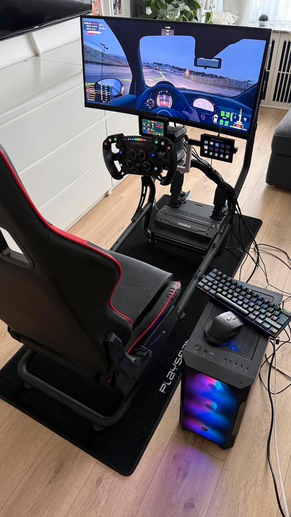 Complete SIm-racing setup, Games en Spelcomputers, Games | Overige, Zo goed als nieuw, Ophalen