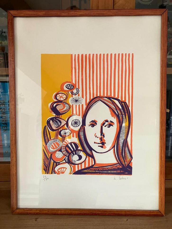 Litho Marcel Cockx, Antiek en Kunst, Kunst | Litho's en Zeefdrukken, Ophalen of Verzenden