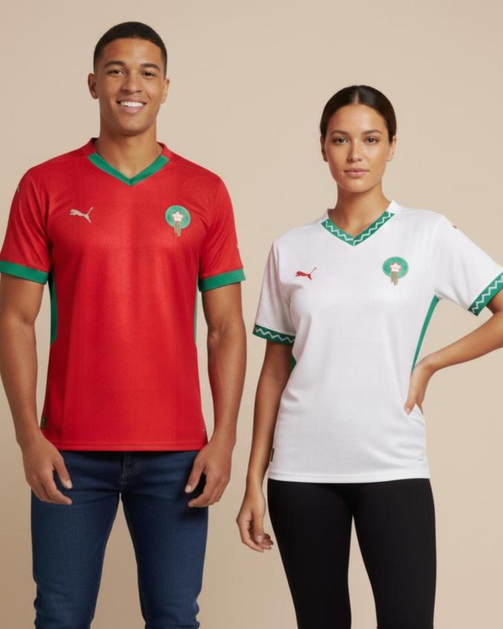 T-SHIRT MAROC – SPÉCIAL CAN, Sport en Fitness, Voetbal, Nieuw, Shirt, Ophalen