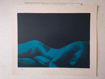 Litho Paul Verbeeck "Sensuele liggende naakte vrouw" beschikbaar voor biedingen
