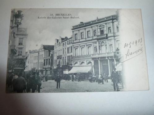 Ansichtkaart Brussel uit 1903 (2de deel), Verzamelen, Postkaarten | België, Gelopen, Brussel (Gewest), Voor 1920, Ophalen of Verzenden