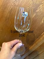 Verres en cristal, Antiquités & Art, Antiquités | Verre & Cristal, Enlèvement