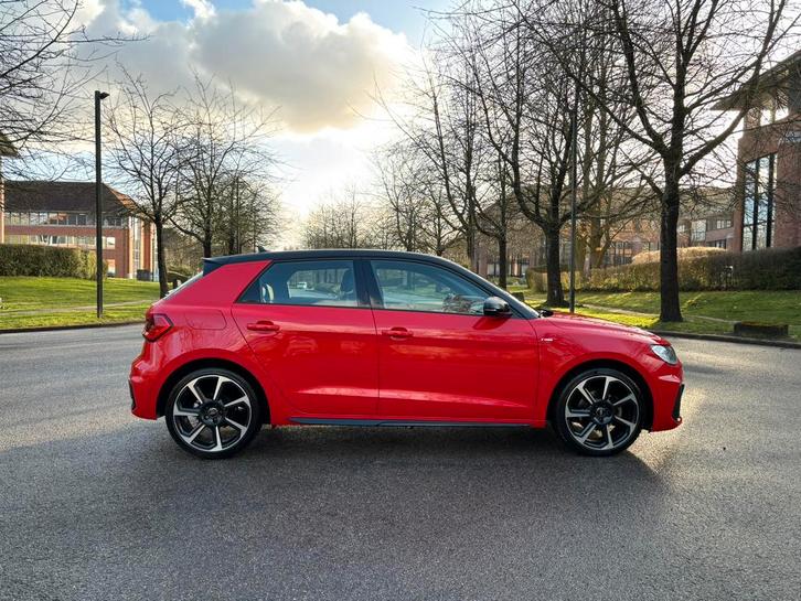 AUDI A1 35 TFSI S-Line S-Tronic -*LED/Camera/CarPlay*, Auto's, Audi, Particulier, A1, Adaptive Cruise Control, Zwart, Zwart, Leder