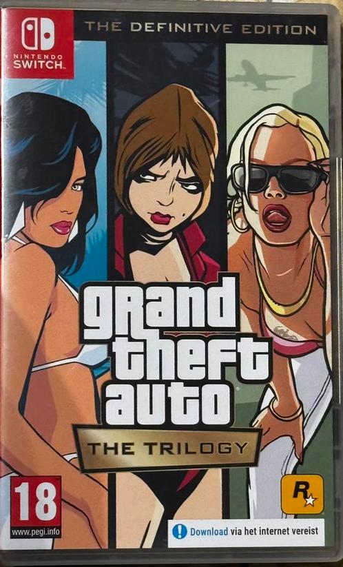 Grand Theft Auto: The Trilogy Definitive Edition, Games en Spelcomputers, Games | Nintendo Switch, Zo goed als nieuw, Overige genres