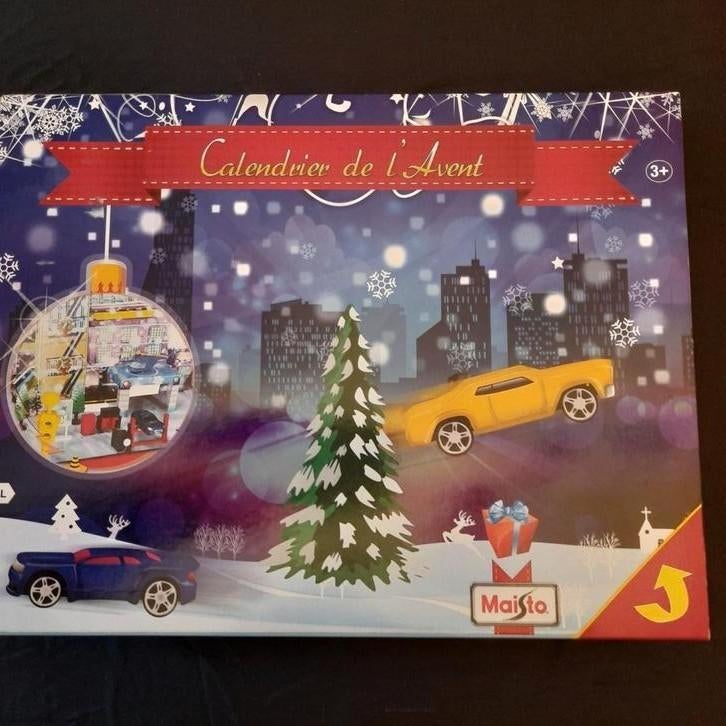 MAISTO ADVENTSKALENDER met 6  autootjes *NEW*, Hobby en Vrije tijd, Modelauto's | 1:50, Nieuw, Overige typen, Overige merken, Ophalen