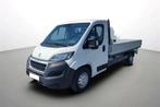 Peugeot Boxer 2.0 BlueHDi 130cv L4 Plateau (bj 2019), Auto's, Bestelwagens en Lichte vracht, Stof, Gebruikt, 4 cilinders, Wit