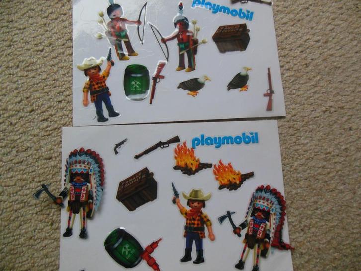 Playmobil Western Raamstickers (verzamelobject), Kinderen en Baby's, Speelgoed | Playmobil, Gebruikt, Los Playmobil, Ophalen of Verzenden