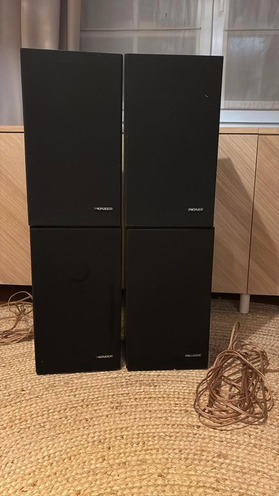 Lot de 4 enceintes Pioneer CS-333 vintage – 30W, 8Ω, TV, Hi-fi & Vidéo, Enceintes, Utilisé, Moins de 60 watts, Enlèvement