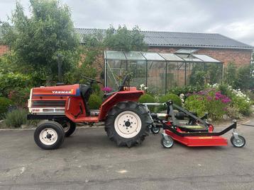 MINITRACTOR YANMAR MET NIEUWE GAZONMAAIER beschikbaar voor biedingen