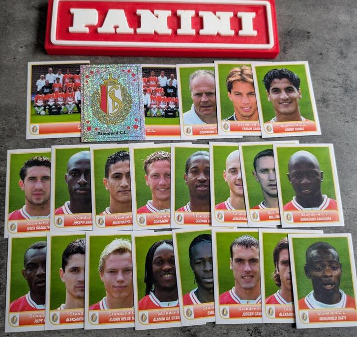 Autocollants  Panini football 2004 STANDARD DE LIÈGE 22X, Hobby & Loisirs créatifs, Autocollants & Images, Neuf, Envoi