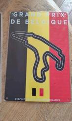 Metalen plaat van Circuit de Spa Francorchamps. Grand Prix d, Ophalen of Verzenden, Nieuw