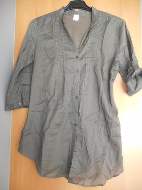 Tunique brune, cintrée, Camaieu - T40, Kleding | Dames, Blouses en Tunieken, Zo goed als nieuw, Maat 38/40 (M), Bruin, Ophalen of Verzenden