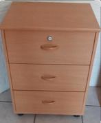 Verrijdbaar ladeblok Basik- Beuken op wieltjes zoals Nieuw, Ophalen