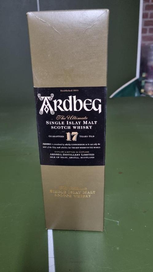 Ardbeg 17 old release, Collections, Vins, Utilisé, Autres types, Autres régions, Pleine, Enlèvement ou Envoi