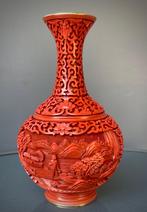 Cinnabar vaas, uitzonderlijke staat, Antiek en Kunst, Ophalen of Verzenden