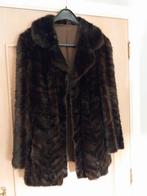 Bontjas donkerbruin M 44, Kleding | Dames, Jassen | Winter, Ophalen of Verzenden, Gedragen, Maat 42/44 (L)