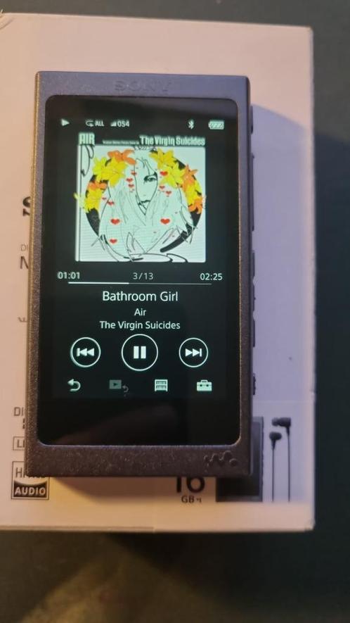 Sony NW-A35HN met bijbehorende oortjes, Audio, Tv en Foto, Walkmans, Discmans en Minidiscspelers, Ophalen of Verzenden