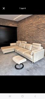 Stressless fauteuil van echt leer, Huis en Inrichting, Zo goed als nieuw, Leer