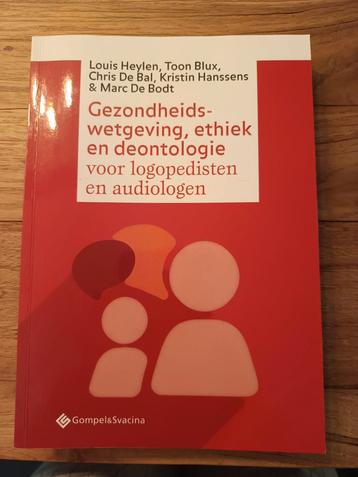 Gezondheidswetgeving, ethiek en deontologie voor logopediste beschikbaar voor biedingen