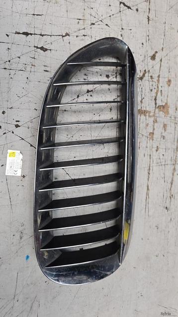 Nier Grille rechts met chroomraam en chroom strepen BMW 6 se beschikbaar voor biedingen