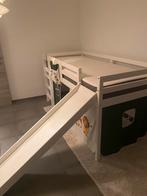 Halfhoog bed Jungle met glijbaan, Ophalen, Gebruikt