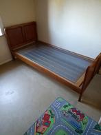 2 eenpersoonsbedden 90 x200 bedbodem met veren, Huis en Inrichting, Slaapkamer | Bedden, Ophalen, Gebruikt, 90 cm, Eenpersoons