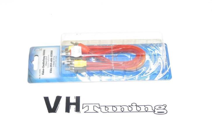 Dietz Video RCA cable VIENNA 3 channel 0,75M symmetric, Auto diversen, Tuning en Styling, Ophalen