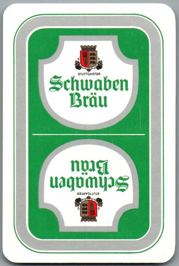 carte à jouer - KK8774 - 2# Schwabenbrau (2# form) 