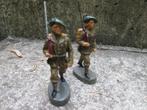 2 Belgische Ardeense jagers groene baret ELASTOLIN TOP., Ophalen of Verzenden