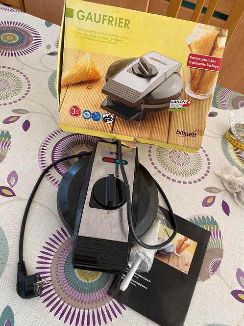Bifinett elektrisch wafelijzer, Elektronische apparatuur, Wafelijzers, Ophalen of Verzenden