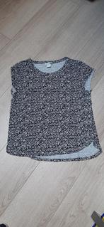 t-shirt met bloemetjes maat S, Manches courtes, H&M, Enlèvement ou Envoi, Autres couleurs