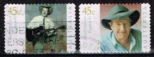 Timbres d'Australie - K 4099 - musicien country, Timbres & Monnaies, Timbres | Océanie, Affranchi, Envoi