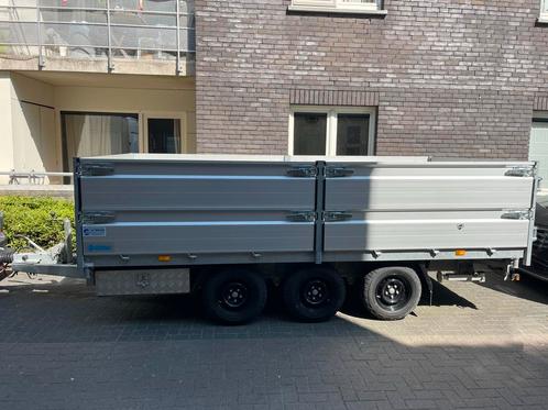 Hapert 3 asser ,3 zijdige kipper met dubbele achterdeur, Auto diversen, Aanhangers en Bagagewagens, Zo goed als nieuw, Ophalen