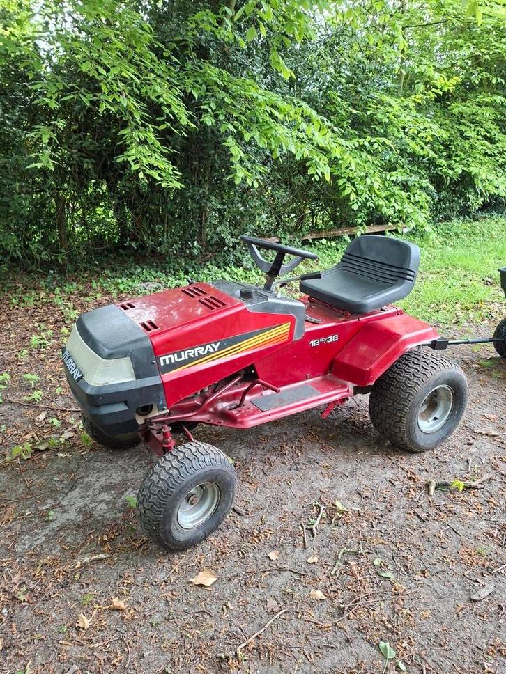 Mini tractor met trekhaak., Tuin en Terras, Grasmaaiers, Ophalen