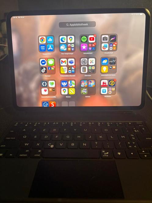 Apple iPad Pro 11 m4 2024 +apple pencil pro en toetsbo, Computers en Software, Apple iPads, Zo goed als nieuw, Overige modellen