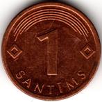 Letland : 1 Santims 2008  KM#15  Ref 14053, Postzegels en Munten, Ophalen of Verzenden, Losse munt, Overige landen