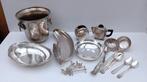 lot de 4 140 kilos couverts argent, seau à glace art déco, Enlèvement ou Envoi, Argent