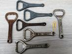 7 verschillende oude openers, Verzamelen, Biermerken, Ophalen of Verzenden, Gebruikt, Flesopener
