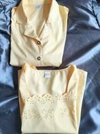 Twin set Jaune pastel retro chic taille 46, Vêtements | Femmes, Enlèvement ou Envoi, Jaune