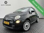 Fiat 500 1.2 Lounge panoramadak leer, Te koop, Emergency brake assist, Stadsauto, Benzine