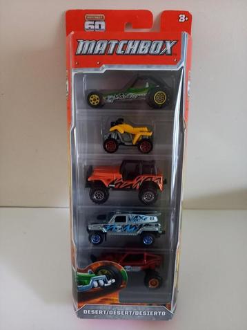 Matchbox 5 pack Desert (2013), Enlèvement ou Envoi, Neuf, Voiture, Matchbox
